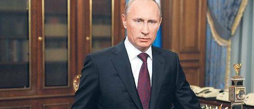 Ein Mann und sein Platz. Wladimir Putin will zurück in den Kreml.