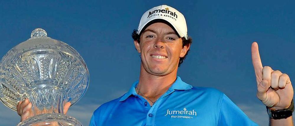 Rory McIlroy, Turniersieger in Palm Beach und neue Nummer eins im Golf.