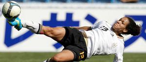 Celia Okoyino da Mbabi traf wie schon im Halbfinale gegen Schweden auch im Finalduell mit Japan dreimal.