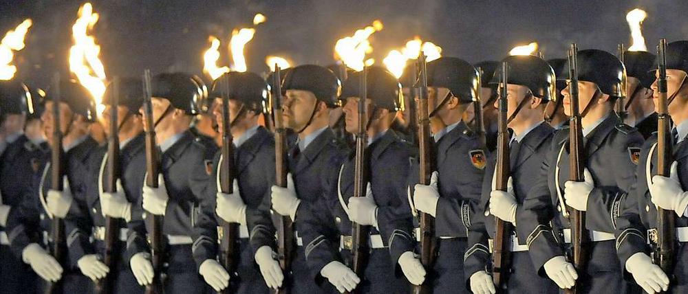 Der Große Zapfenstreich für scheidende Bundespräsidenten hat in Deutschland Tradition.