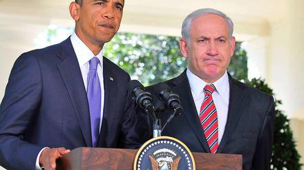 Traute Zweisamkeit? US-Präsident Barack Obama und Israels Premier Benjamin Netanjahu.