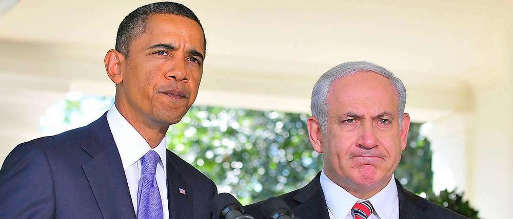 Traute Zweisamkeit? US-Präsident Barack Obama und Israels Premier Benjamin Netanjahu.
