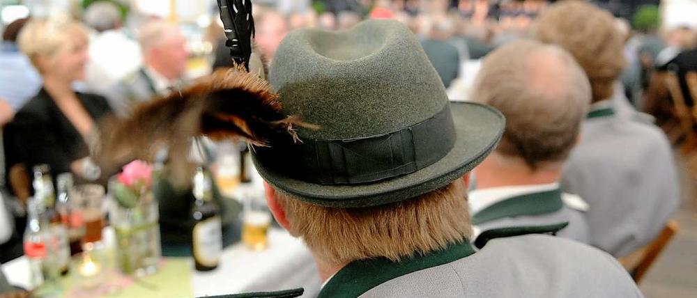 Schützen beim Schützenfest.