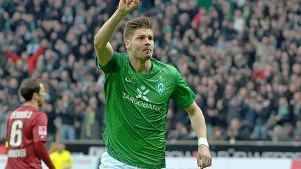 50 Tage nach seinem Oberkiefer- und Nasenbeinbruch krönte Sebastian Prödl sein Comeback mit dem Tor zum 2:0.