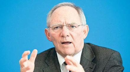 Das erste Wort. Der Bundesfinanzminister eröffnete in Brüssel die Diskussion, eine Mehrheit fand er nicht.