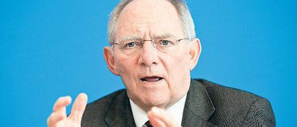 Das erste Wort. Der Bundesfinanzminister eröffnete in Brüssel die Diskussion, eine Mehrheit fand er nicht.