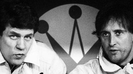 Erst Freunde, dann Feinde. Otto Rehhagel (l.) und Dieter Burdenski in Bremen.