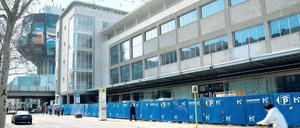 Alt und neu. Auf dem Gelände des ehemaligen Wertheim-Warenhauses entsteht der „Boulevard Berlin“ – mit Teilen der alten Fassade.