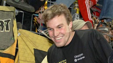 Kevin Großkreutz feiert den Final-Einzug im DFB-Pokal 