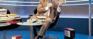 Der neue Unfehlbare. Literaturkritiker Denis Scheck auf der Leipziger Buchmesse. Foto: IMAGO
