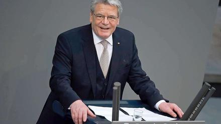 Neu gewählter Bundespräsident Joachim Gauck.
