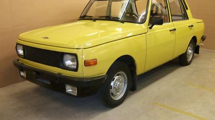 Ein Stück DDR-Geschichte: Ein Wartburg, Modell 353. Produziert wurden die von Hans Fleischer und Clauss Dietel entworfenen Autos von 1965 bis 1988 in Eisenach.