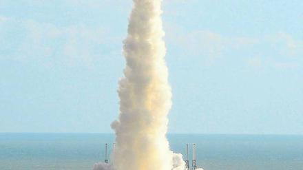 Abheben. Wer Rendite-Raketen für sein Depot sucht, wird bei Hebelprodukten fündig. Doch die Chancen sind so groß wie das Risiko. Foto: AFP