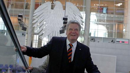 Joachim Gauck im Reichstagsgebäude. Dort soll er am Sonntag zum Bundespräsidenten gewählt werden.
