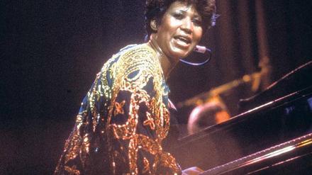 Amazing Grace. Aretha Franklin bei einem Konzert in den Siebzigern. Foto: Keystone