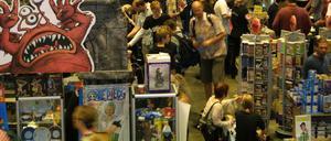 Importanteil 75 bis 100 Prozent: Verlagsstände auf dem Comicsalon Erlangen, der Anfang Juni erneut stattfindet.