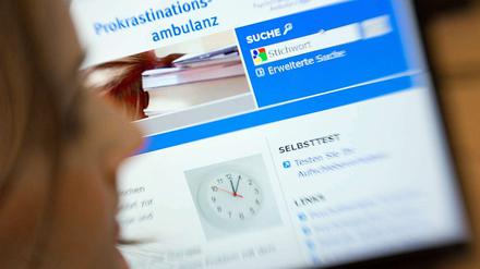 An die Arbeit! Die Prokrastinationsambulanz hilft dabei.