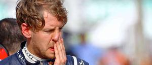 Stotterstart: Weltmeister Sebastian Vettel startet in Malaysia nur aus der dritten Startreihe.