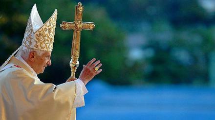 Papst Benedikt XVI. feiert eine Messe in Santiago de Cuba