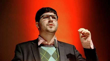 Der Berliner Piraten-Abgeordnete Christopher Lauer
