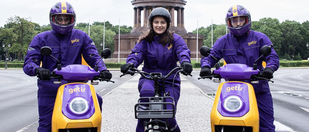 Getir setzt neben Fahrrädern auch E-Mopeds zum Transport ein