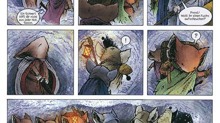 Für Leser jeden Alters: Eine Szene aus dem zweiten Mouse-Guard-Band.