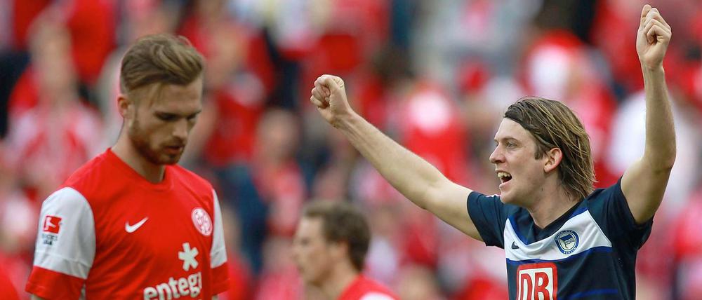 Peter Niemeyer kann mit Hertha wieder jubeln.