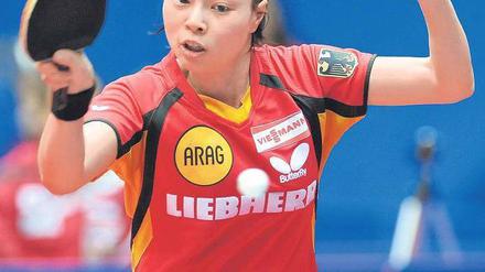 Dramatisch. Wu Jiaduo vergibt die erste deutsche Siegchance gegen Singapur. Foto: dapd