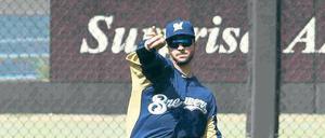 Schuldig oder nicht? Ryan Braun von den Milwaukee Brewers darf spielen. Foto: Reuters