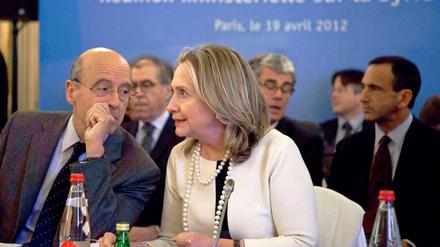 Fordert schärfere Sanktionen gegen Damaskus: US-Außenministerin Hillary Clinton.