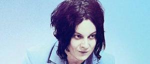 Standfest. Jack White spielt eine Vintage-Orgel.