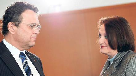 Auf Konfrontationskurs: Innenminister Friedrich (CSU) und Justizministerin Leutheusser-Schnarrenberger (FDP).