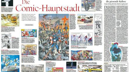 Großer Auftritt: So sieht die Doppelseite aus, die der Tagesspiegel an diesem Sonnabend dem Thema widmet.