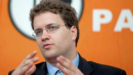 Sebastian Nerz, Vorsitzender der Piratenpartei