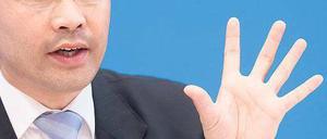 Konservativ. Aus Sorge vor der Euro-Krise bleibt der Wirtschaftsminister vorsichtig. Foto: dpa
