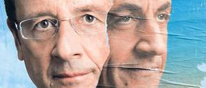 Alt oder neu? Der Sozialist François Hollande (links) hat gute Chancen, den konservativen Amtsinhaber Nicolas Sarkozy als Präsidenten abzulösen.