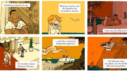 Männer und Frauen: Ein Ausschnitt aus einem "Schöne Tochter"-Strip.