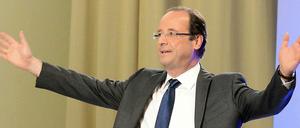 Herausforderer Hollande hat gute Chancen im zweiten Wahlgang Präsident zu werden.
