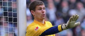 Mach mal ruhig. Thomas Kraft hat wie Michael Rensing einst bei Bayern gespielt – am Samstag kämpfen beide Torhüter mit ihren Klubs gegen den Abstieg. 