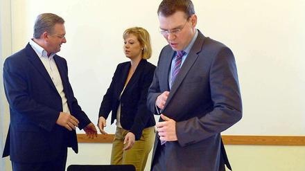 Die CDU-Fraktion hat Florian Graf (rechts) das Vertrauen ausgesprochen.