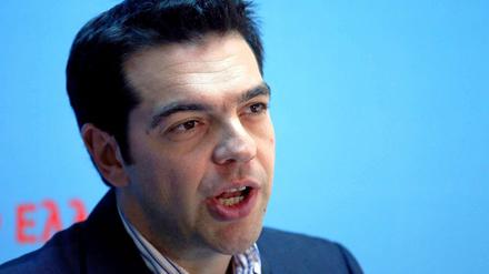 Wird es ihm gelingen, eine Koalition zu bilden? Alexis Tsipras, Chef der griechischen Partei Syriza (Koalition der Radikalen Linken). 