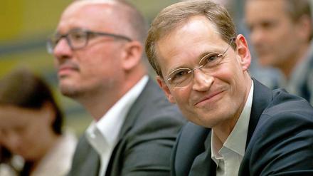 Kopf an Kopf: Jan Stöß und Michael Müller.