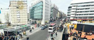 Zukunft ungewiss. Die zwei Grundstücke Friedrichstraße 205 (links) und 47: Beide Areale liegen brach. Sie sollen insgesamt 15 Millionen Euro wert sein.