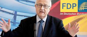 FDP-Fraktionschef Rainer Brüderle sorgt mit einem Brief der Fraktion an zahlreiche deutsche Haushalte für Aufregung.