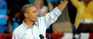 Mit zwei großen Wahlkampfveranstaltungen hat US-Präsident Barack Obama offiziell den Wahlkampf eingeleitet.