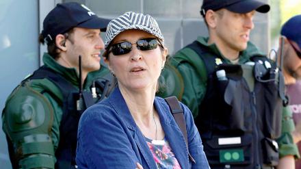 Margarete Koppers am Ersten Mai.
