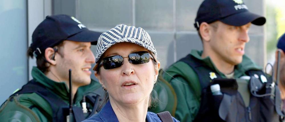 Margarete Koppers am Ersten Mai.