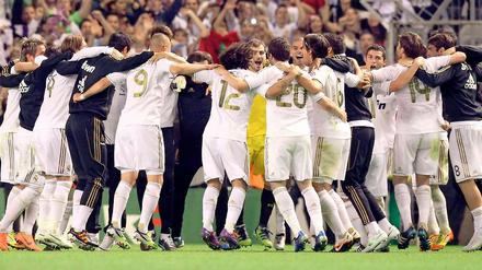 Endlich wieder Jubel: Real ist erstmals seit 2008 wieder Spanischer Meister.