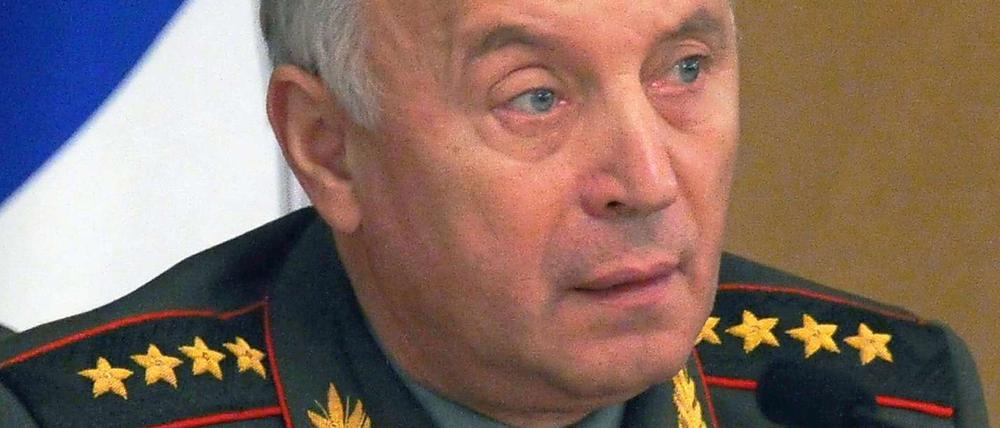 Der russische Generalstabschef Nikolai Makarow