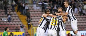 Ende einer Höllenfahrt. Juve hat den Zwangsabstieg hinter sich gelassen.